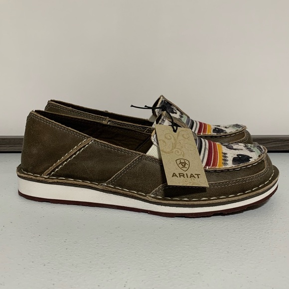 Ariat® Cruiser Buffalo Print Loafers-Size 8 New - Picture 1 of 14